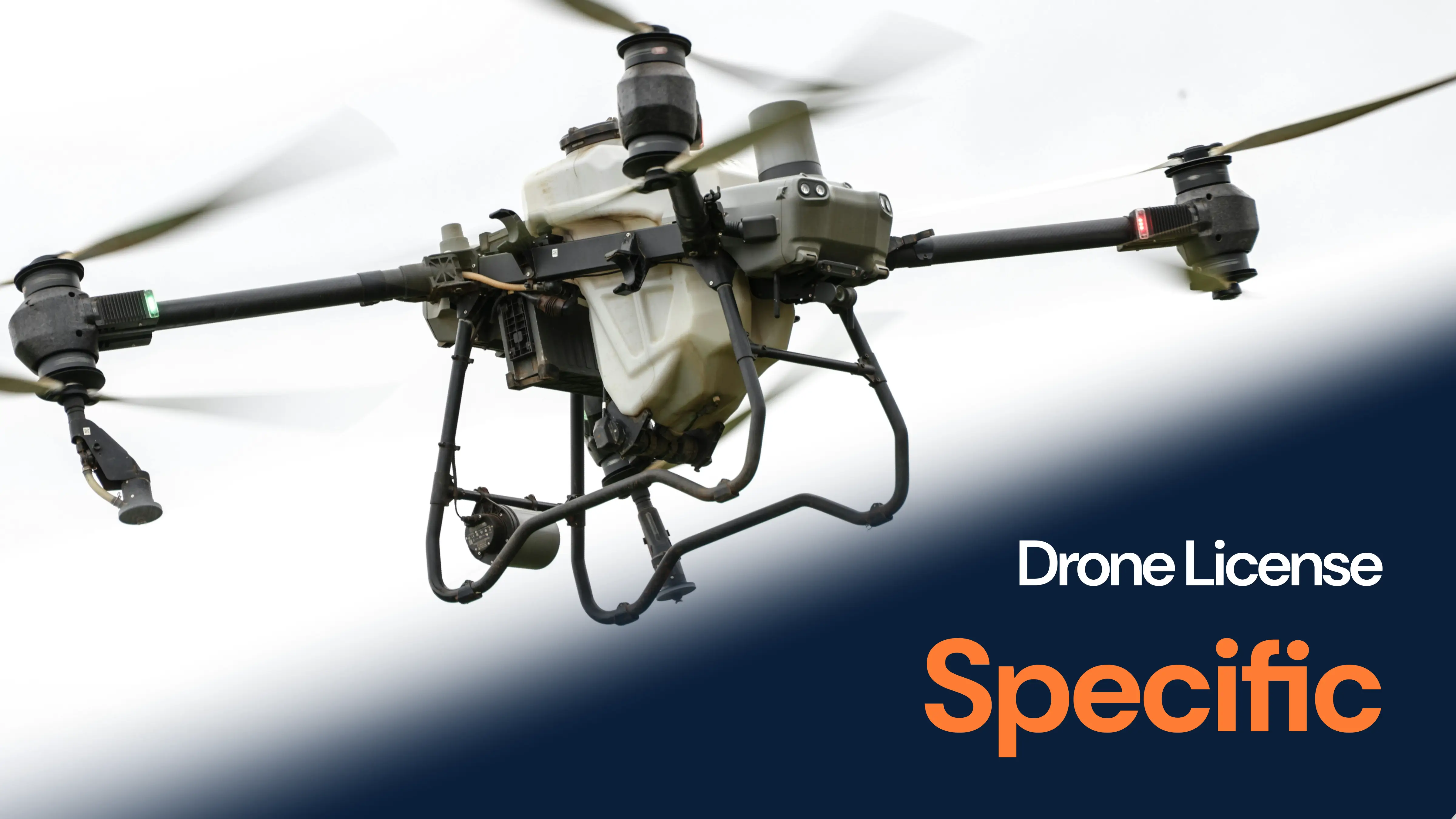 Licencia de drones específica