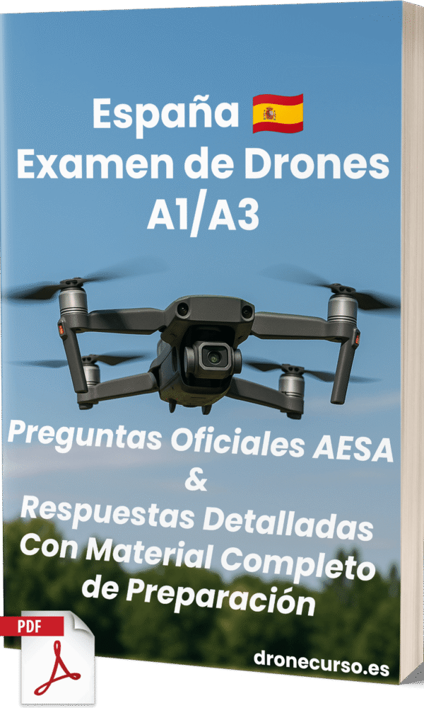 Respuestas correctas para el examen de drones A1/A3 en España – preguntas oficiales AESA 2025