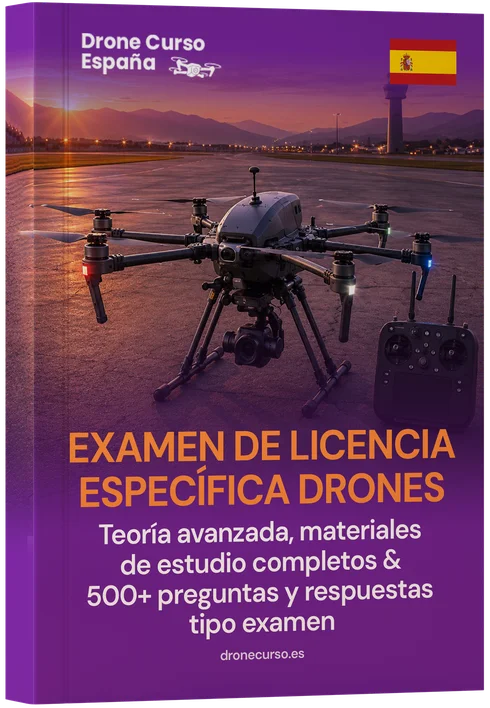 Categoría Específica (Specific) Examen de Drone España – Teoría Experta, Material Completo de Estudio & 400+ Preguntas y Respuestas tipo Examen