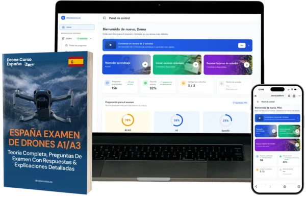 A1/A3 licencia de drones Combo – A1/A3 Formación & plataforma e-learning